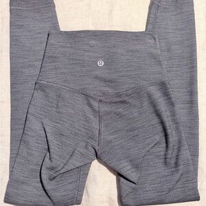 Gray Patterned Leggings